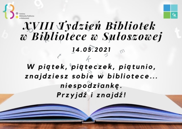 TB 2021 piątek Tydzień Bibliotek 2021 piątek
