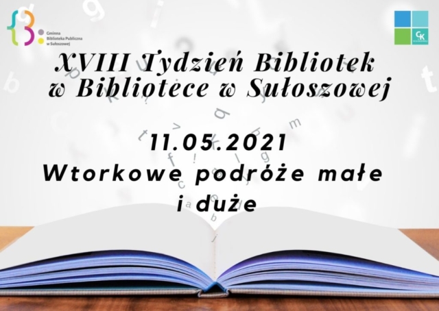 Tydzień Bibliotek 2021 wtorkowe podróże