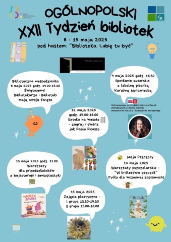 plakat Tydzień Bibliotek